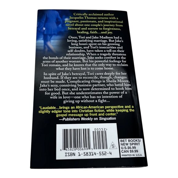 The Prodigal Husband By Jacquelin Thomas 2002 Paperback Inspirational Novel - Picture 2 of 12